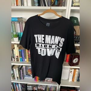 WWE Becky Lynch The Man’s Back In Town Wrestling Black Graphic Tee